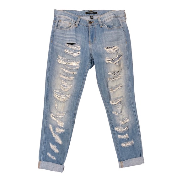 FLYING MONKEY Distressed Blue Jeans Pants - Picture 1 of 4